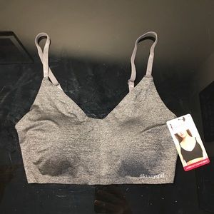 'Skinny Girl' Laser-Cut Seamless Lounge Bra